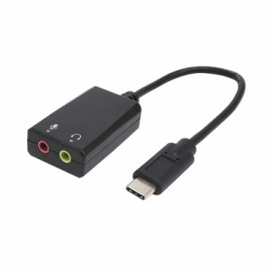 ナカバヤシ　[USB-C オス→メス φ3.5mmx2]オーディオ変換アダプタ　PAA-C3P