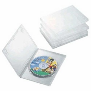 エレコム　ELECOM　DVDトールケース(1枚収納/5枚セット)「クリア」　CCD-DVD02CR