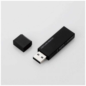 エレコム　ELECOM　USBメモリー 32GB USB2.0 キャップ式 (ブラック)　MF-MSU2B32GBK