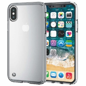 エレコム　ELECOM　iPhone XS 5.8インチ用 ハイブリッドケース　PM-A18BHVCCR