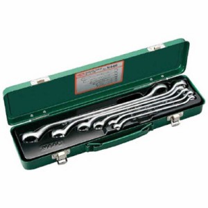 TONE　ロングメカニックめがねレンチセット（45°X10°） 6pcs M446　M446_