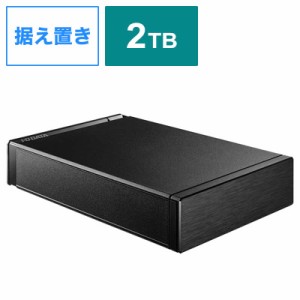 【2024年06月11日発売予定】IOデータ　USB 3.2 Gen 1(USB 3.0)対応録画用外付けHDD ［2TB /据え置き型］ ブラック　HDD-AUT2/U