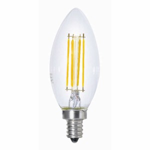 東京メタル　LED電球 トーメ(Tome) [E14/電球色/40W相当/シャンデリア電球形/全方向]　LDC4LC40WE14T2