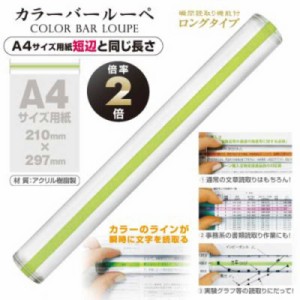 共栄プラスチック　[ルーペ]カラーバールーペ21cm グリーン　CBL-1000-G