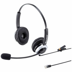 サンワサプライ　電話用ヘッドセット(両耳タイプ)　MM-HSRJ01