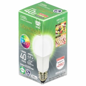 オーム電機　LED電球 E26 40形相当 昼白色　E26/N/40W　LDA5N-GAG6/RA93