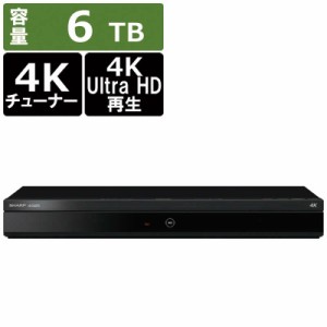 シャープ　SHARP　ブルーレイ レコーダー AQUOSブルーレイ   6TB 3番組同時録画 BS・CS 4Kチューナー内蔵 　4B-C60ET3