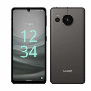 シャープ　SHARP　SIMフリースマートフォン (防水・防塵・おサイフケータイ)AQUOS sense7 Snapdragon 695 ブラック　SHM24B