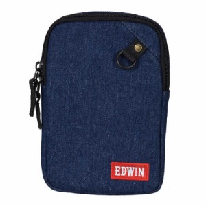 エドウィン　EDWIN デニムショルダーポーチ ネイビー　E-3576