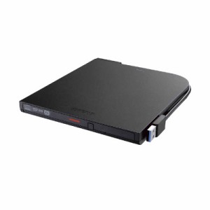 BUFFALO　USB3.2(Gen1)ポータブルDVD 再生･書込ソフト添付 ブラック　DVSM-PTS8U3-BKB