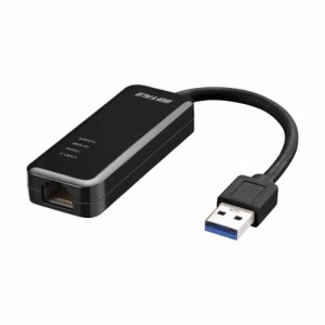 BUFFALO　［Giga USB3.2 Gen1 Type-A対応 有線LANアダプター ブラック］　LUA5-U3-AGTE-BK