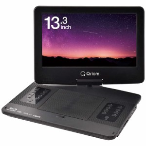 QRIOM　13.3インチ ポータブルブルーレイプレーヤー ［13.3V型］　TMB-L133R-B