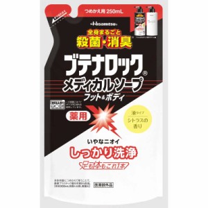 久光製薬　ブテナロックメディカルソープ フット＆ボディ 替え 250mL　