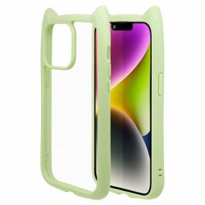 ラスタバナナ　iPhone 14 6.1インチ/iPhone13 猫耳ケース mimi GLASS RGR　7060IP261HB