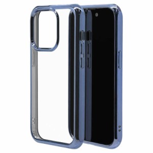 ラスタバナナ　iPhone 14 Pro 6.1インチ VANILLA PACK TPUケース メタルフレーム 2.7mm straight BL　7191IP261PTP