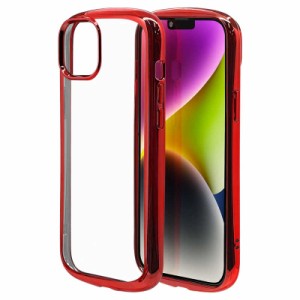 ラスタバナナ　iPhone 14 Plus 6.7インチ VANILLA PACK TPUケース メタルフレーム 2.7mm curve RD　7233IP267TP