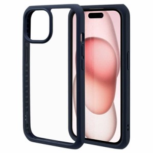 ラスタバナナ　iPhone15 6.1インチ VANILLA PACK AIRSOLID ハイブリッドケース TPU×アクリル 5H 衝撃吸収 NV×CL　