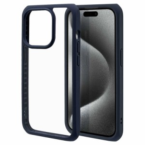 ラスタバナナ　iPhone15 Pro 6.1インチ VANILLA PACK AIRSOLID ハイブリッドケース TPU×アクリル 5H 衝撃吸収 NV×CL　