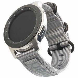 UAG　UAG社製 Galaxy Watchバンド GalaxyWatch 46mm用 NATOシリーズ(グレー)　UAG-RGWLN-GR