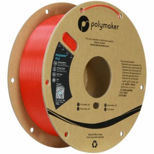 POLYMAKER　PolySonic PLA (1.75mm、1000g) Red　PA12005