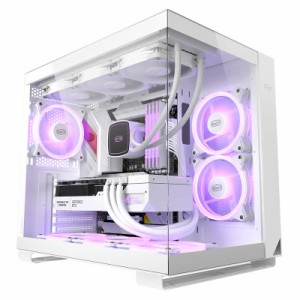 PCCOOLER　PCケース［ATX /Micro ATX /Mini-ITX］C3T500 ARGB ホワイト　C3T500-ARGB-WH