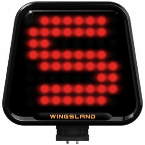 WINGSLAND　【S6専用】 絵文字ディスプレイ(ブラック/オレンジ)　LS303000177