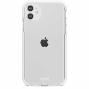 HOLDIT　iPhone 11/XR シースルークリアケース ホワイト Seethru　15064