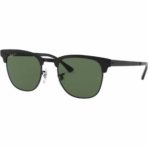 レイバン　Ray-Ban サングラス CLUBMASTER METAL RB3716 186/58 51mm ブラックトップマット/グリーンポラライズド　RB3716_1865851