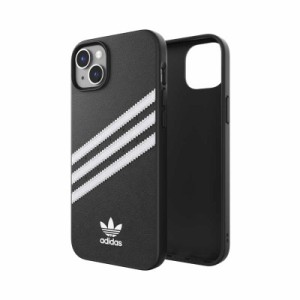 アディダス　iPhone 14 Plus 6.7インチ OR Moulded Case PU FW22 blackwhite　50187