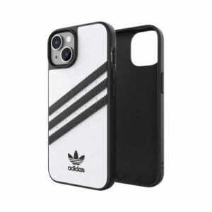 アディダス　iPhone 14 6.1インチOR Moulded Case PU FW22 whiteblack　50189