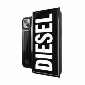 DIESEL　iPhone 14 Plus 6.7インチ Wallet Case FW22 blackwhite　51503