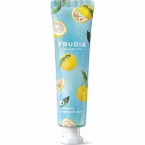 FRUDIA　フルーディア ハンドクリーム 30g ゆず 果汁ハンドクリーム CICA シカ 果実成分配合 フルーツの香り 乾燥 ハンドケア 韓国コスメ