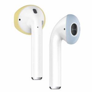 ELAGO　Secure Fit for AirPods　EL_APDCSSCSF_YB Creamy Yellow/Pastel Blue (Creamy Yellow/Pastel Blue)