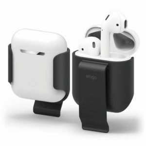 ELAGO　AirPods用ケース CarryingClip for AirPods ブラック　ELAPDCSPCCLBK