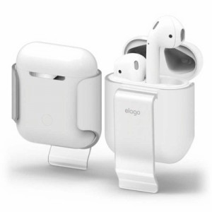 ELAGO　AirPods用ケース CarryingClip for AirPods　EL_APDCSPCCL_FT ホワイト