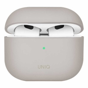 KENZAN　LINO AirPods (第3世代) ハイブリッド リキッドシリコン ケース アイボリー　UNIQ-AP21-LINOIVY