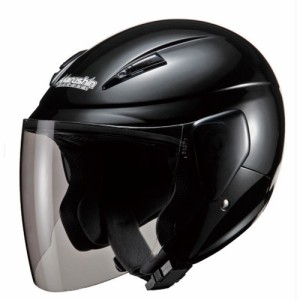 マルシン工業(Marushin) バイク ヘルメット ジェットヘルメット セミジェットヘルメット M-520 ブラックメタリック フリー  