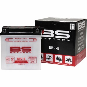 BSバッテリー(ビーエスバッテリー) バイク バッテリー BB9-B (YB9-B互換) 液別 開放型バッテリー