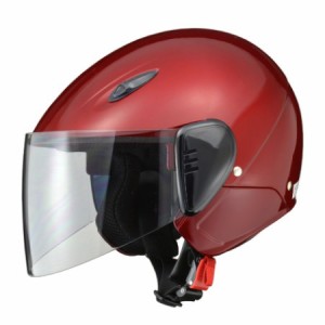 リード工業(LEAD) バイク SERIO(セリオ) RE-35 セミジェットヘルメット キャンディレッド フリー 