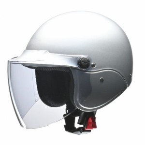 リード工業(LEAD) バイク apiss(アピス) AP-603 セミジェットヘルメット シルバー フリー 