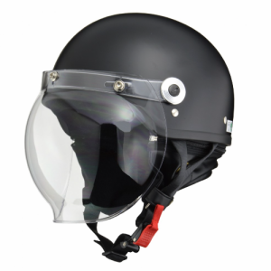 リード工業(LEAD) バイク 半帽ヘルメット CROSS CR-760 ハーフヘルメット ハーフマットブラック フリー 