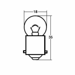 スタンレー(STANLEY) 自動車 A4123W 12V8W 