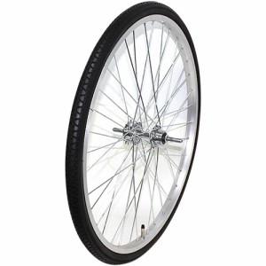 自転車 完組ホイール 後輪リム完組み26×1 3/8 14Tバンド用アルミリム  