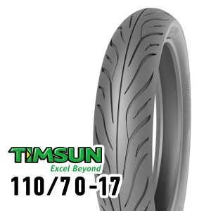 TIMSUN(ティムソン) バイク タイヤ ストリートハイグリップ TS689F 110/70-17 54H TL フロント TS-689F