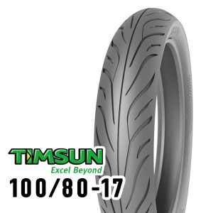 TIMSUN(ティムソン) バイク タイヤ ストリートハイグリップ TS689F 100/80-17 52H TL フロント TS-689F