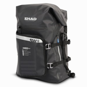 SHAD(シャッド) バイク シートバッグ SW45 アドベンチャー 防水バックパック 40L ブラック X0SW45 