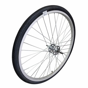 自転車 完組ホイール 外装用27×1 3/8ローラー用アルミリム  