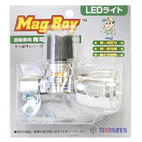 丸善電機産業 自転車 ダイナモライト MLC-1 マグボーイ LED CP/オレンジ 