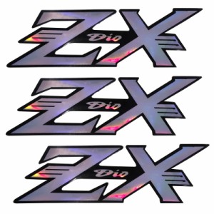 EnergyPrice(エナジープライス) バイク デカール・ステッカー・エンブレム シール 3点セット Dio ZX 