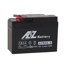 AZ Battery(AZバッテリー) バイク 密閉型MFバッテリー ATR4A-5 (液入充電済) Dioフィット(AF27)｜ライブDio(AF34/AF35)｜モンキー｜ゴリ